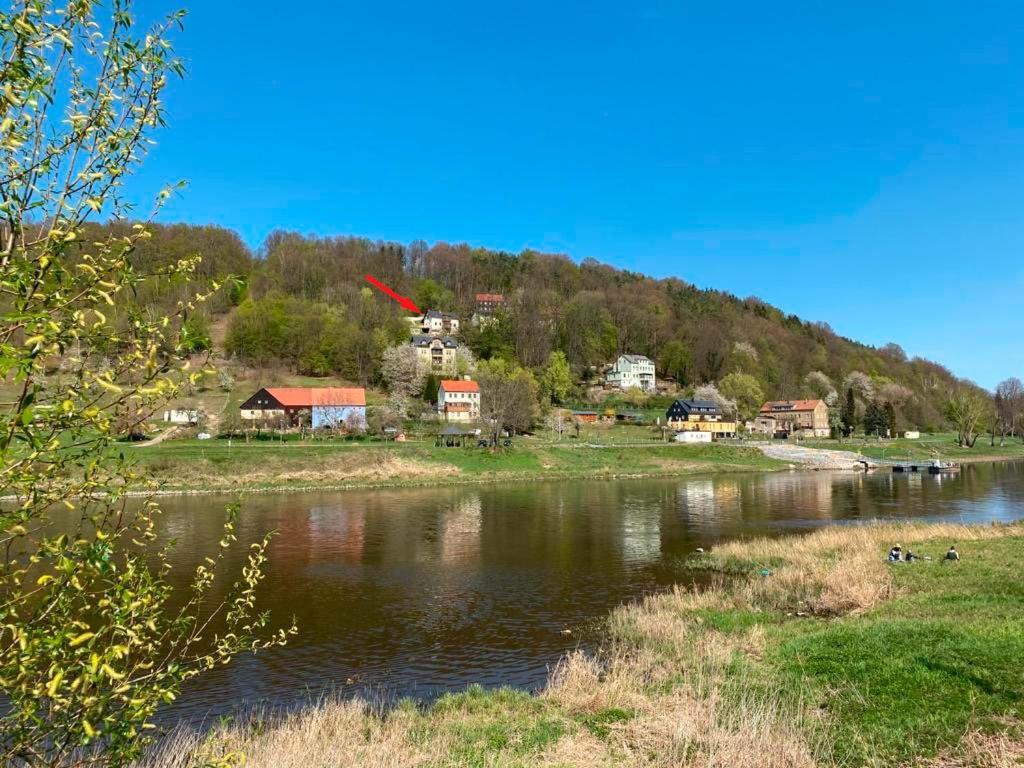 Apartament Luxusboofe - Ferienhaus Am Lilienstein Königstein an der Elbe Zewnętrze zdjęcie