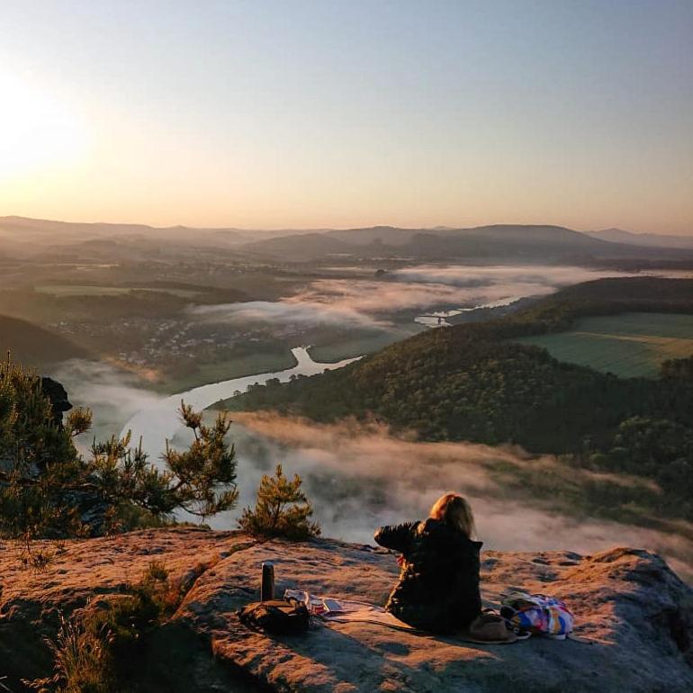 Luxusboofe - Ferienhaus Am Lilienstein Königstein an der Elbe Zewnętrze zdjęcie