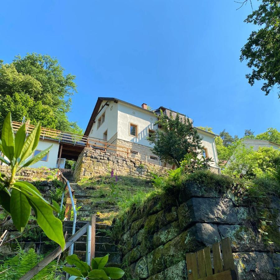 Luxusboofe - Ferienhaus Am Lilienstein Königstein an der Elbe Zewnętrze zdjęcie