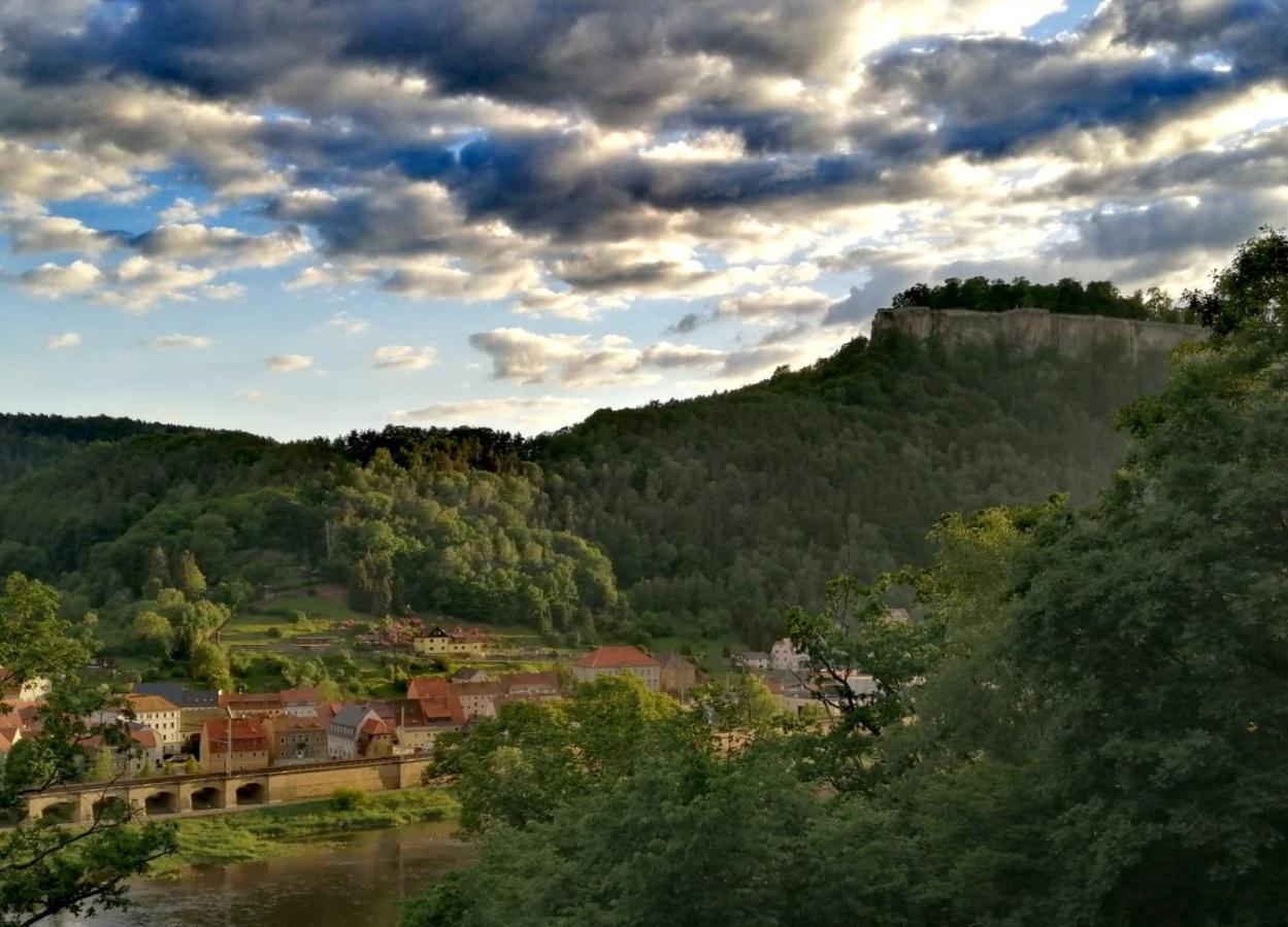 Luxusboofe - Ferienhaus Am Lilienstein Königstein an der Elbe Zewnętrze zdjęcie